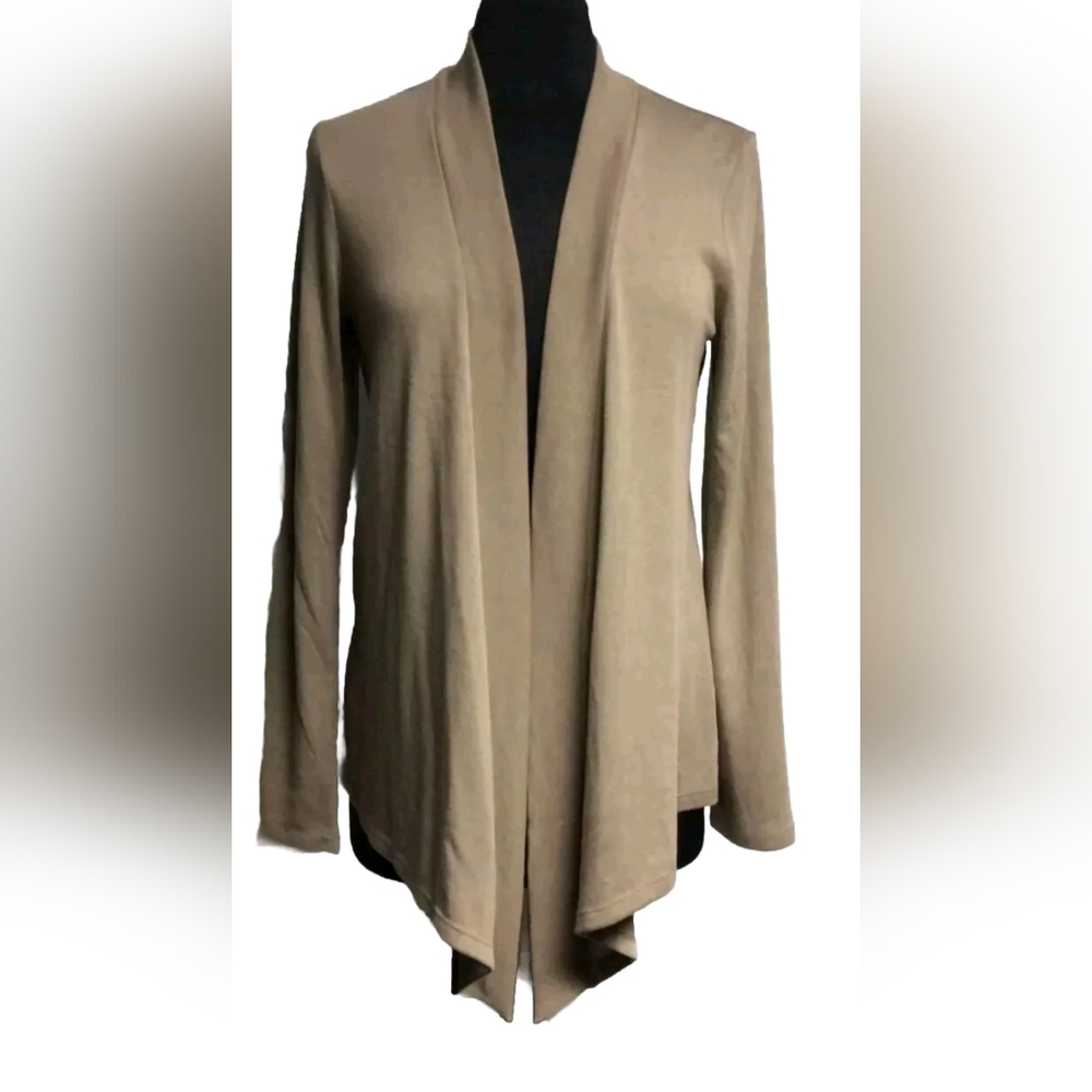 Ann Taylor Women's Size Medium Brown Beige Cardigan Sweater MSRP $69.99